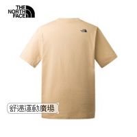307-男女款棕色胸前品牌風景印花短袖T恤