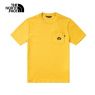 004-北面男女款芥末黃口袋繡片系列短袖T恤